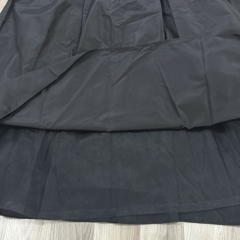 Karen Lorrance Silk Cocktail Black Spaghetti Evening Maxi Dress Size 12 - Picture 13 of 16
